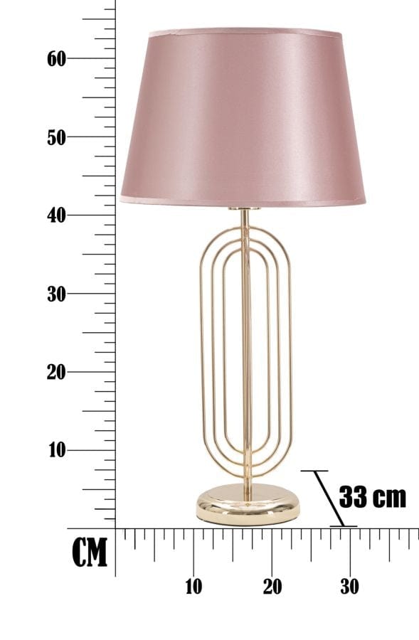 Mauro Ferretti Lampada da tavalo Glam Krista Rosa