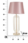 Mauro Ferretti Lampada da tavalo Glam Krista Rosa