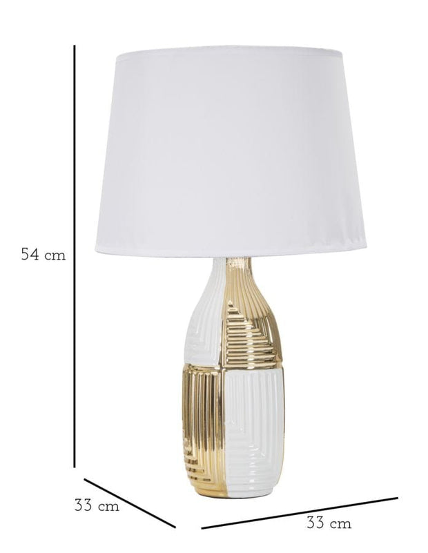 Mauro Ferretti Lampada da tavalo Glam Line Bianco