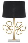 Mauro Ferretti Lampada da tavalo Glam Roudy Nero