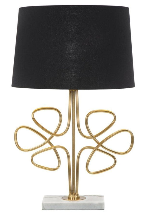 Mauro Ferretti Lampada da tavalo Glam Roudy Nero