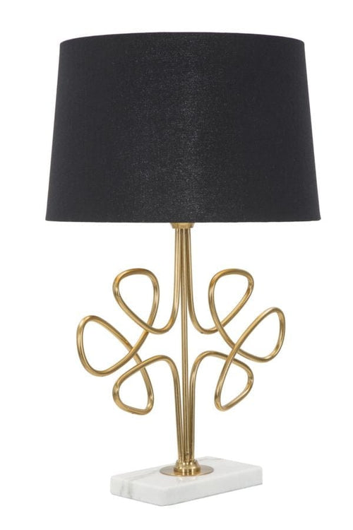 Mauro Ferretti Lampada da tavalo Glam Roudy Nero