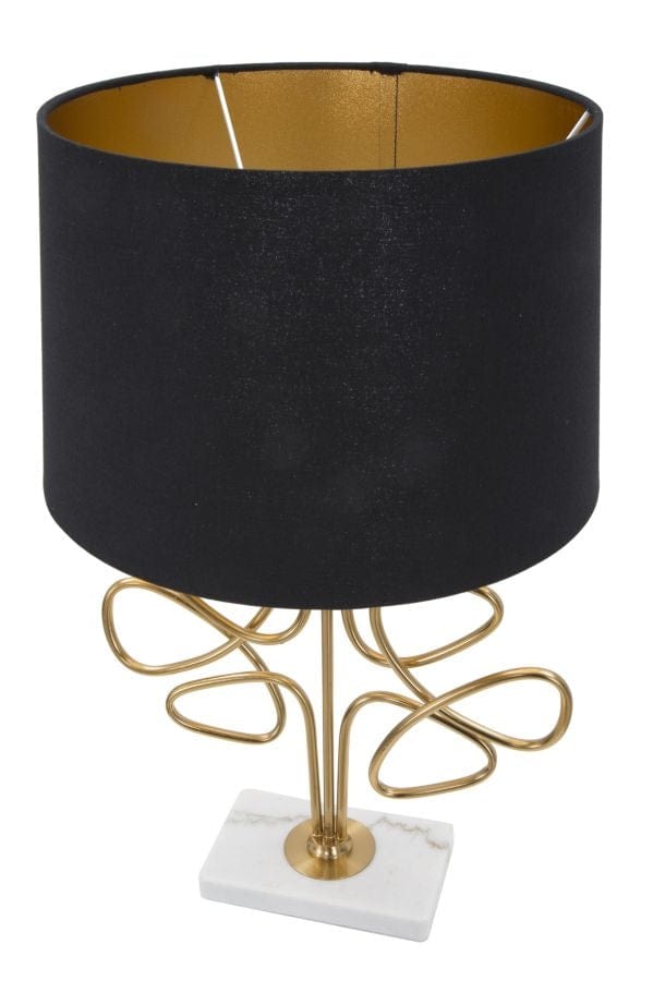 Mauro Ferretti Lampada da tavalo Glam Roudy Nero