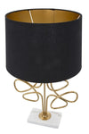 Mauro Ferretti Lampada da tavalo Glam Roudy Nero