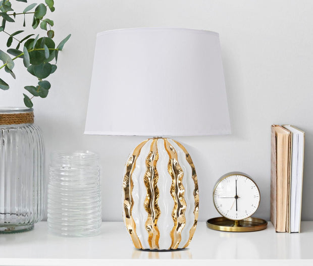 Mauro Ferretti Lampada da tavalo Glam Stary Bianco