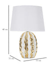 Mauro Ferretti Lampada da tavalo Glam Stary Bianco