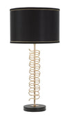 Mauro Ferretti Lampada da tavalo Glam Twist Nero