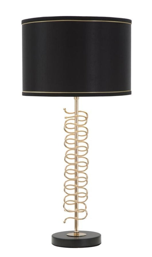 Mauro Ferretti Lampada da tavalo Glam Twist Nero