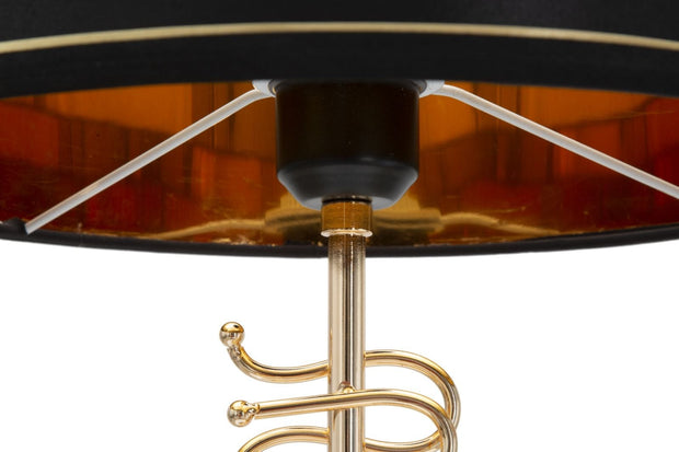 Mauro Ferretti Lampada da tavalo Glam Twist Nero