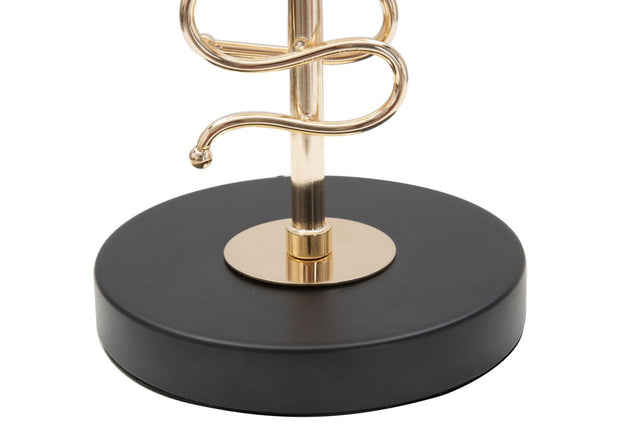 Mauro Ferretti Lampada da tavalo Glam Twist Nero