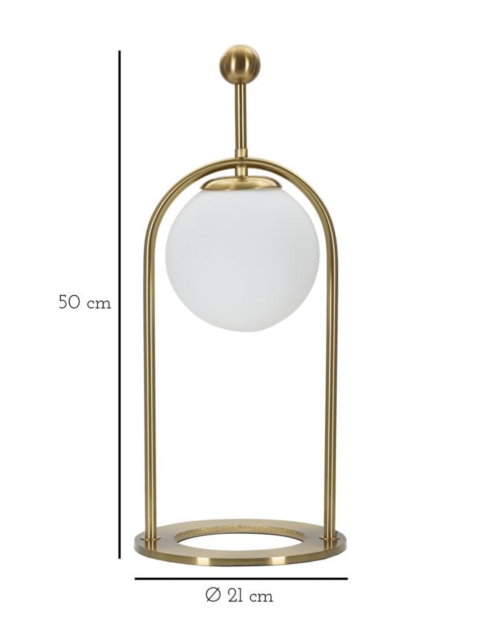 Mauro Ferretti Lampada da tavalo Glamy Arc -B- Oro