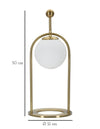 Mauro Ferretti Lampada da tavalo Glamy Arc -B- Oro