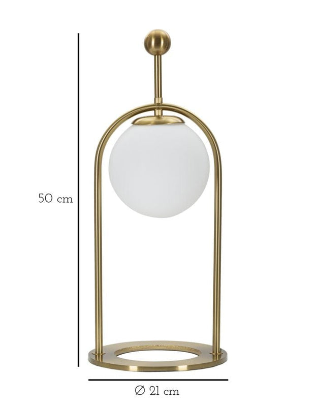 Mauro Ferretti Lampada da tavalo Glamy Arc -B- Oro