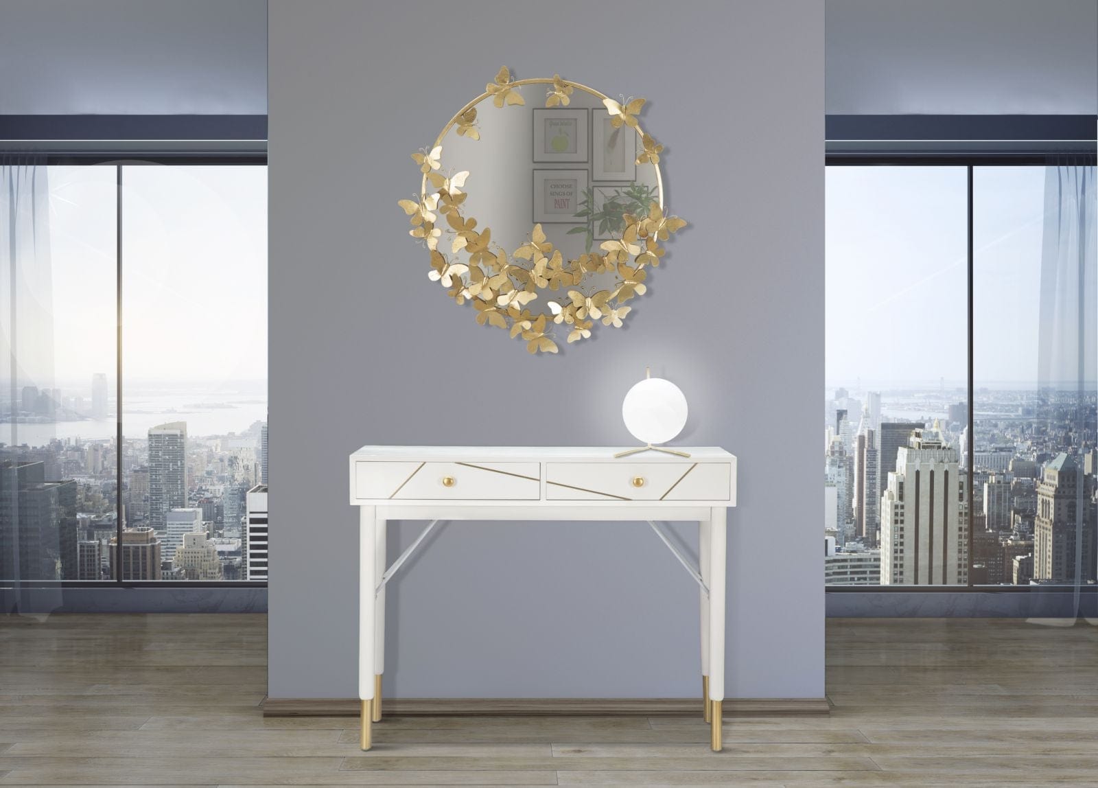 Mauro Ferretti Lampada da tavalo Glamy Low Oro