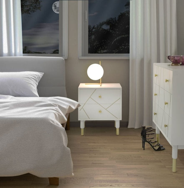 Mauro Ferretti Lampada da tavalo Glamy Low Oro