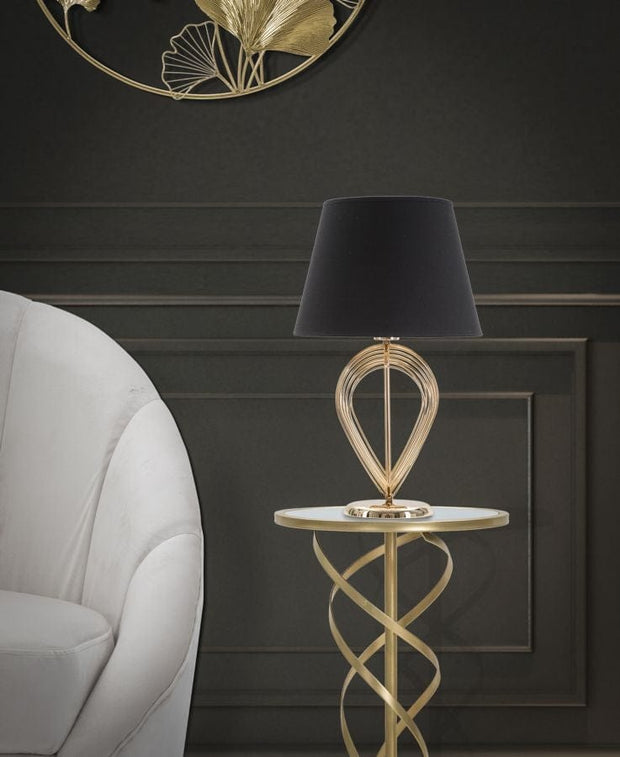 Mauro Ferretti Lampada da tavalo Glamy Maxt Tall Nero