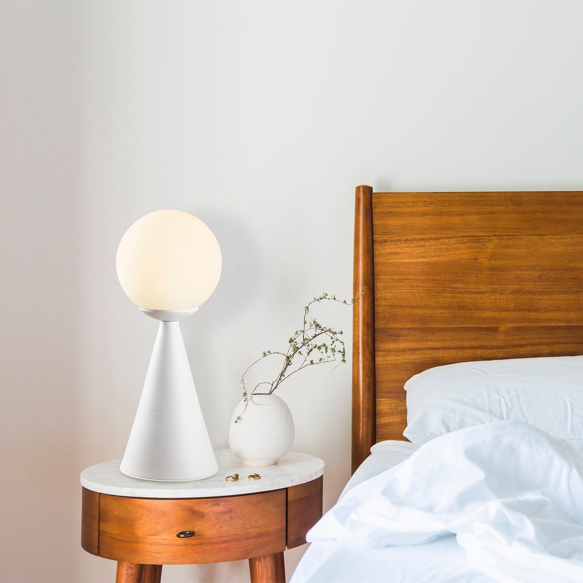 Lampada da tavalo Gondol 5042 Bianco