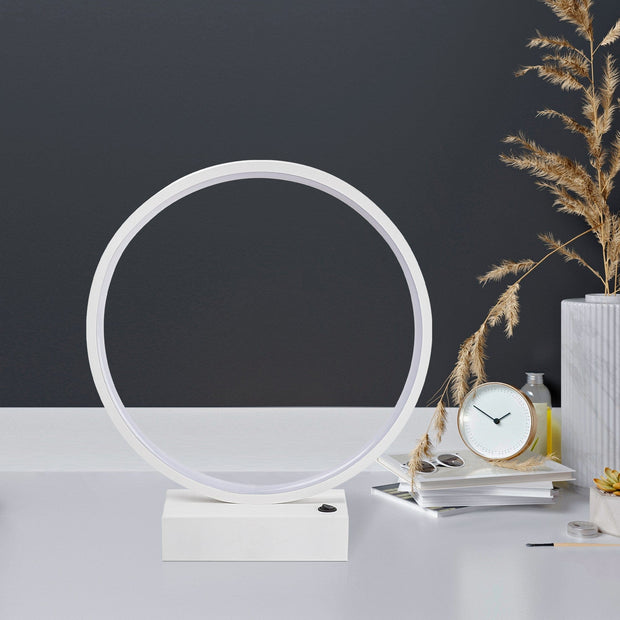 Asir Lampada da tavalo Halka 13308 Bianco