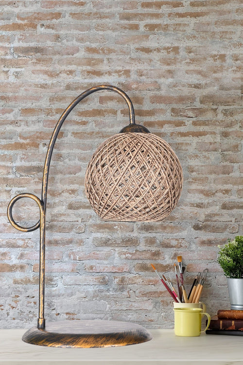 Asir Lampada da tavalo HM157 Marrone