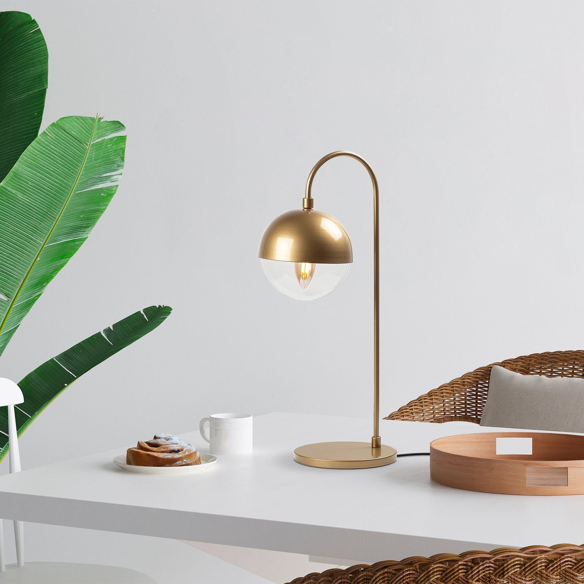 Asir Lampada da tavalo Horn 12201 Oro