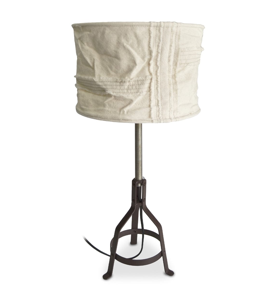 Moycor Lampada da tavalo Kloth Iron Bianco