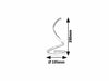 RabaLux Lampada da tavalo Led Anais 5469 Argento