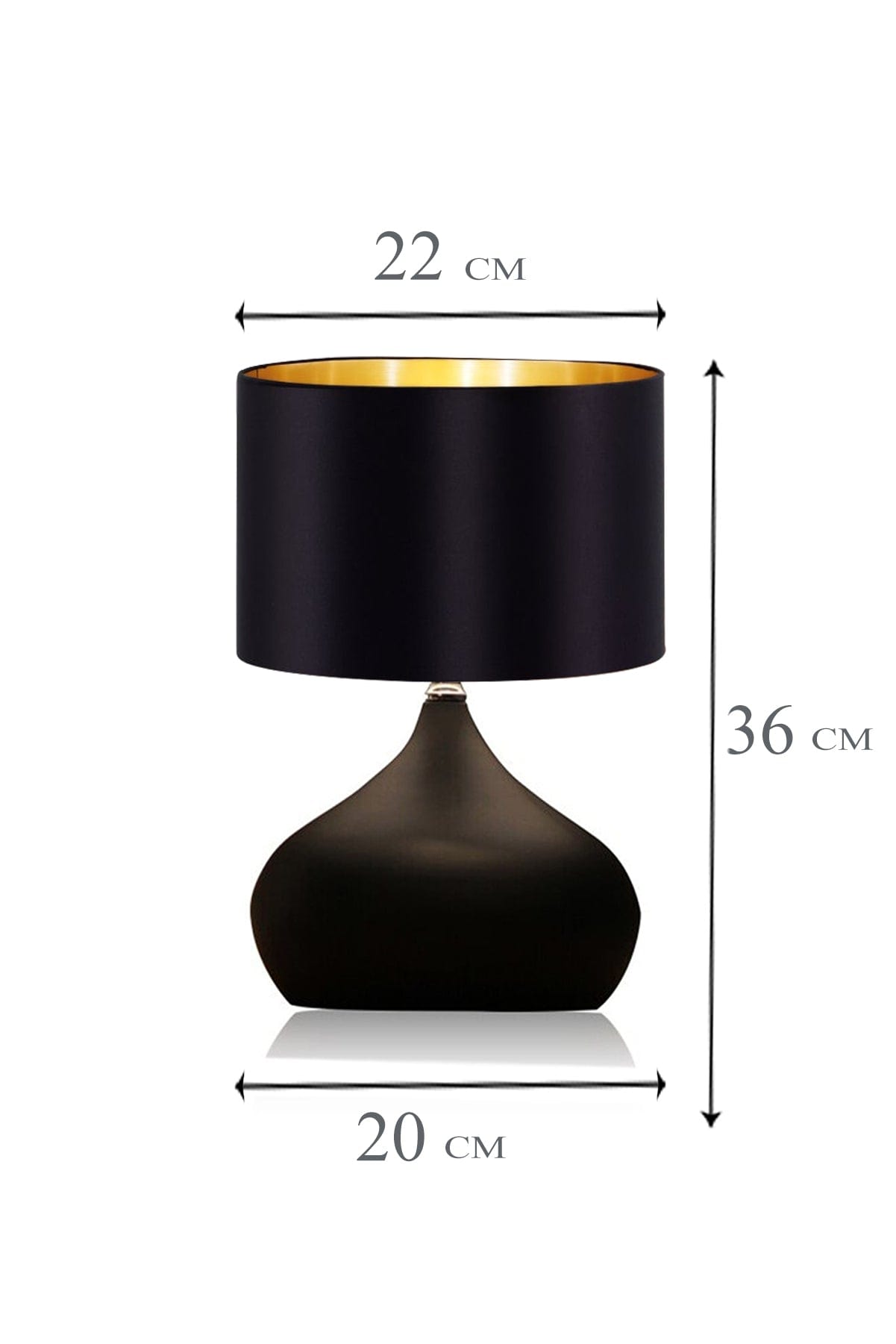 Oyo Lampada da tavalo Lux Nero