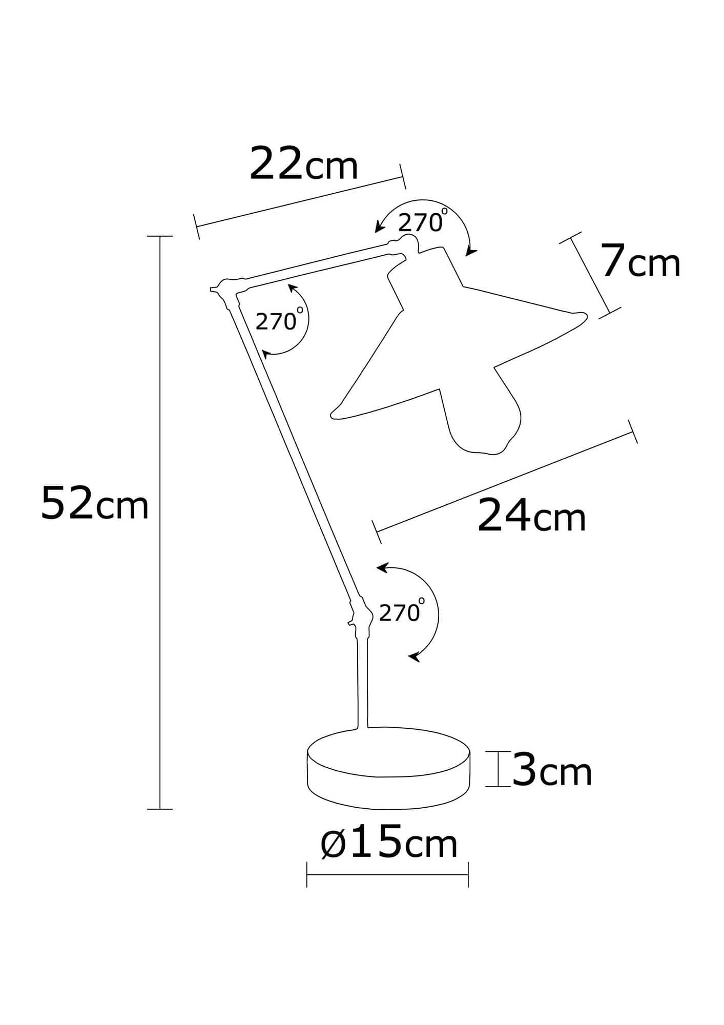 Asir Lampada da tavalo Manavgat N-605 Arancia