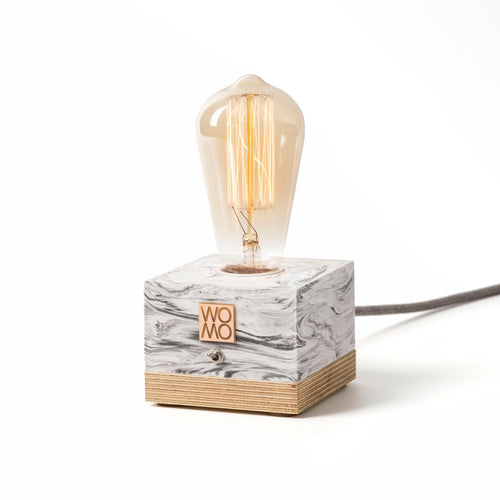 Oyo Lampada da tavalo Marble Bianco
