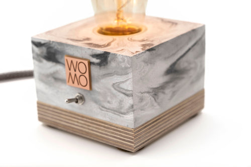 Oyo Lampada da tavalo Marble Bianco