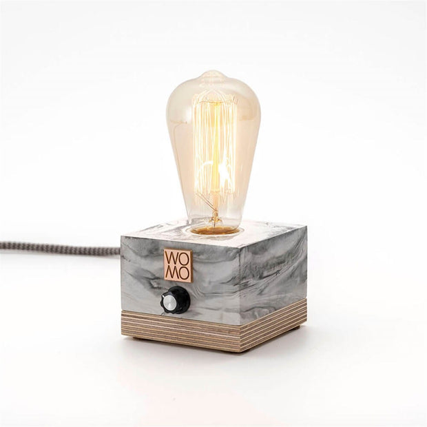 Oyo Lampada da tavalo Marble Grigio