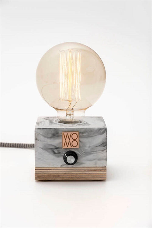 Oyo Lampada da tavalo Marble Grigio