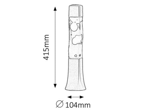 RabaLux Lampada da tavalo Marshal 4109 Rosso