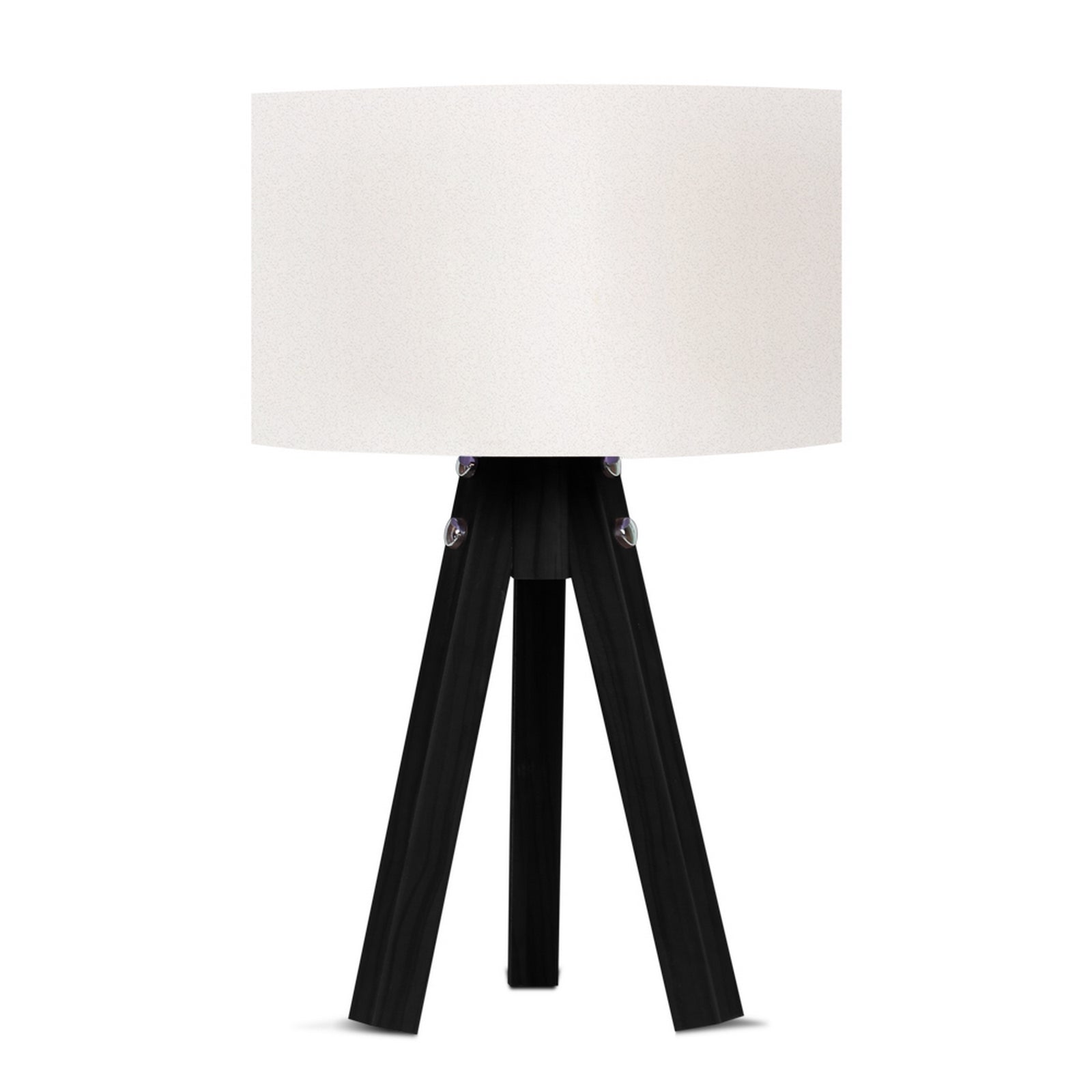 Oyo Lampada da tavalo Mdf Bianco e Nero