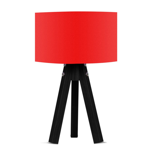 Oyo Lampada da tavalo Mdf Rosso