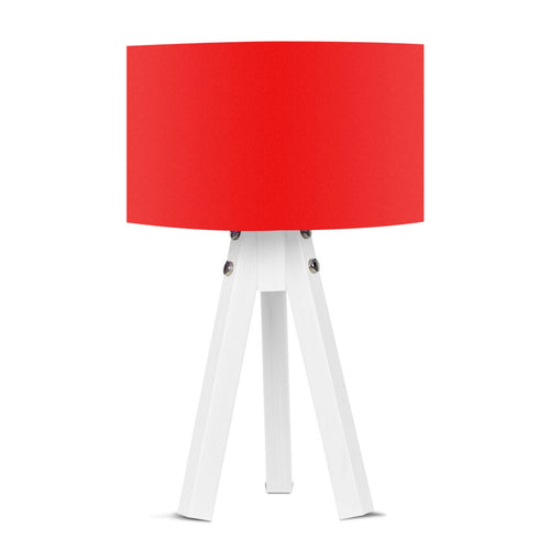Oyo Lampada da tavalo Mdf Rosso