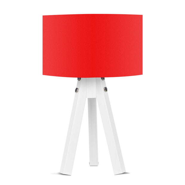 Oyo Lampada da tavalo Mdf Rosso