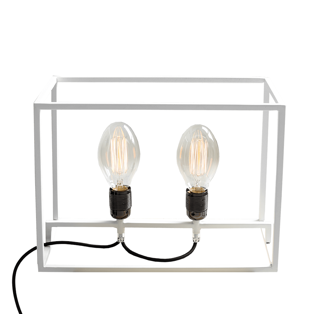 Customform Lampada da tavalo Metric Bianco