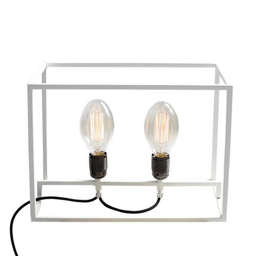 Customform Lampada da tavalo Metric Bianco