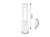 RabaLux Lampada da tavalo Minka 7029 Argento