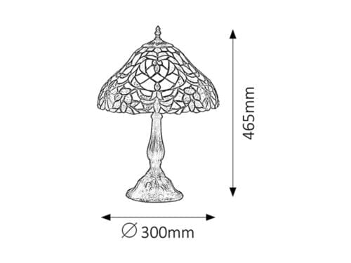 RabaLux Lampada da tavalo Mirella 8090 Bronzo