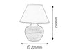 RabaLux Lampada da tavalo Molly 4391 Beige