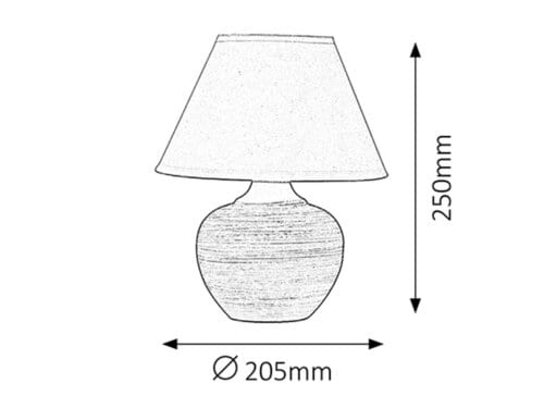 RabaLux Lampada da tavalo Molly 4391 Beige