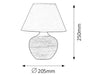 RabaLux Lampada da tavalo Molly 4392 Blu