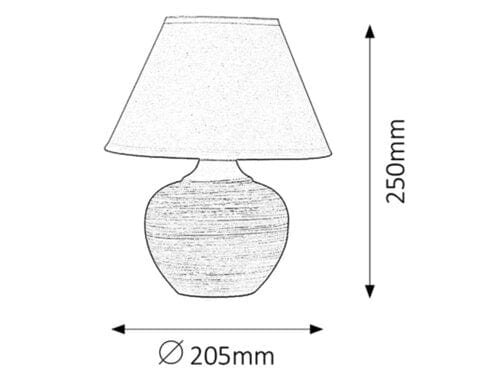 RabaLux Lampada da tavalo Molly 4392 Blu
