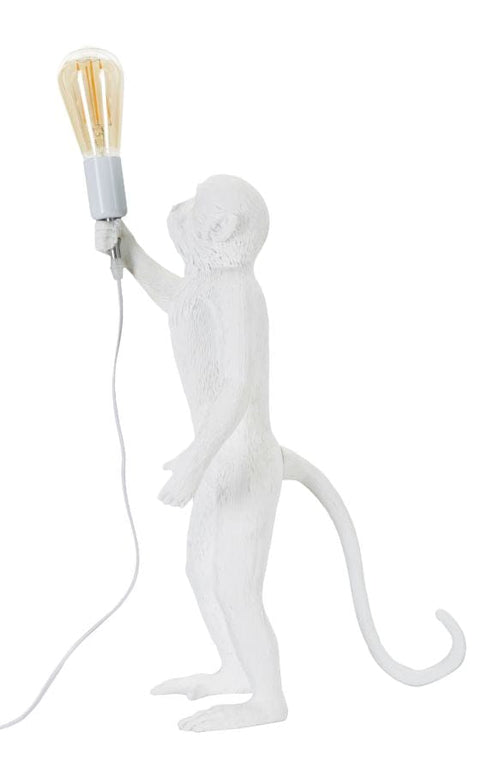 Mauro Ferretti Lampada da tavalo Monkey Bianco