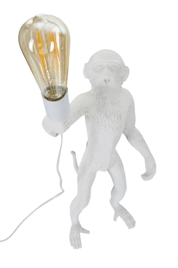 Mauro Ferretti Lampada da tavalo Monkey Bianco