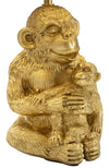 Mauro Ferretti Lampada da tavalo Monkey Mum Oro