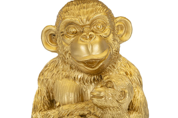 Mauro Ferretti Lampada da tavalo Monkey Mum Oro