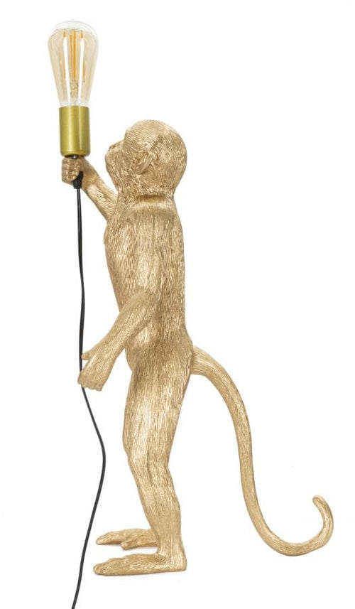 Mauro Ferretti Lampada da tavalo Monkey Oro